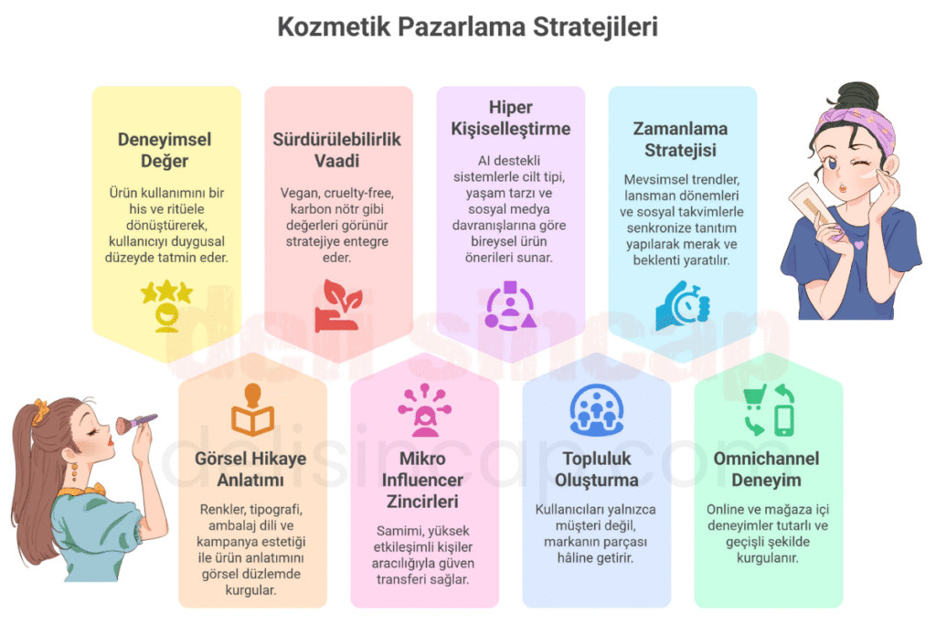 Kozmetik markaları için etkili pazarlama stratejileri